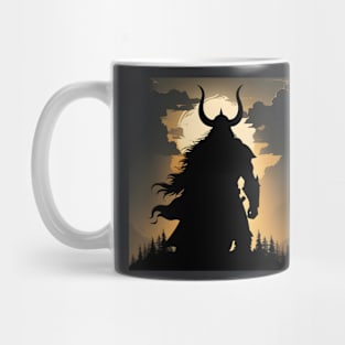 Viking silhouette Mug